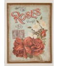 Cuadro lino "Rosas" 56x40,5 cm