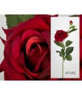 Rosa terciopelo roja 85 cm