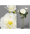 Rosa blanca ramificada 72 cm