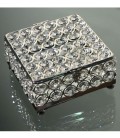 Caja cuadrada cristales 12x6 cm