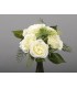 Bouquet rosas blancas 28 cm