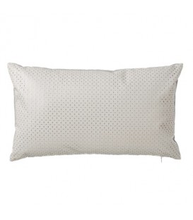 Cojín "so chic" plata-gris claro 50x30